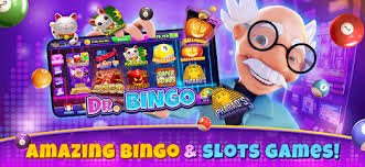 Bingo card display on smartphone screen with number caller feed and chat panel